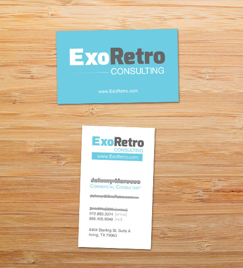 Exo Retro | Business Card Design