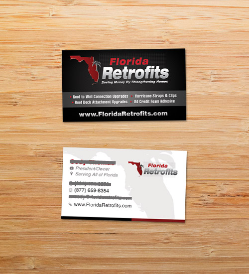 Florida Retrofits | Business Card Design